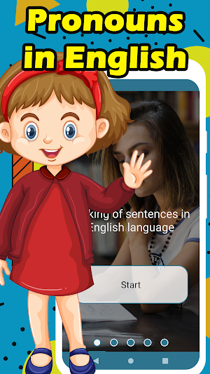 Learning English pronouns in sentences and words Screenshot 0