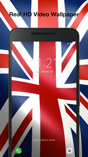 British Flag Live Wallpaper Screenshot 2