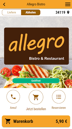 Allegro Bistro Screenshot 0