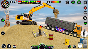 JCB Backhoe Loader Driving Screenshot 1