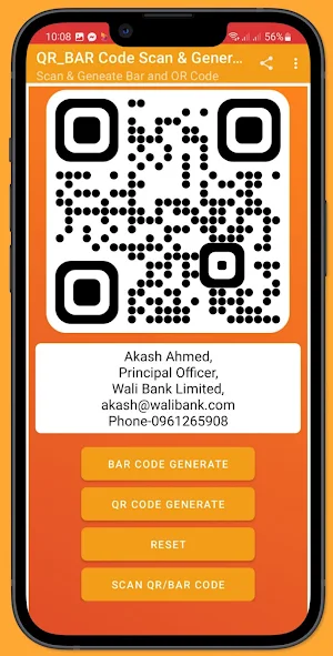 QR_BAR Code Scan & Generate Screenshot 1