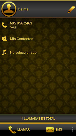 THEME DARK GOLD FOR EXDIALER Screenshot 2