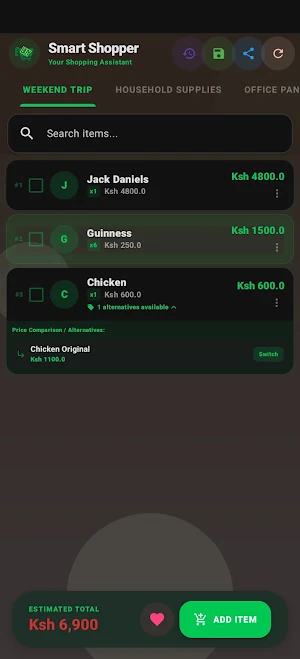 Budget Shopper Screenshot 0