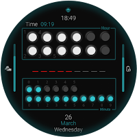 Digital Dot Watch Face
