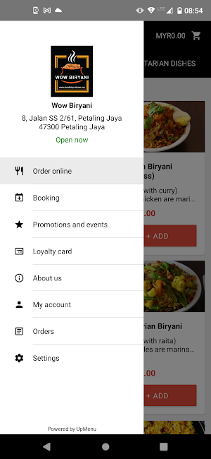 Wow Biryani Screenshot 2