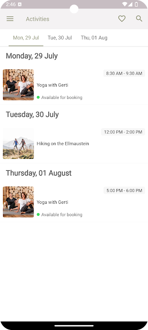 Waldhof Fuschlsee Resort App Screenshot 1