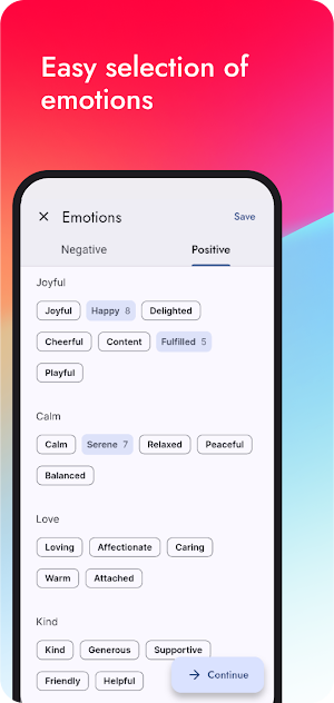 Cognitivy. CBT Journal Screenshot 2