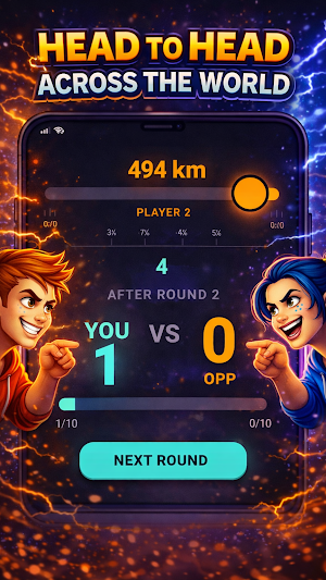 Distance game - City Duel Screenshot 3
