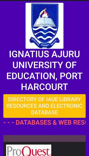 IAUE eLibrary Screenshot 2
