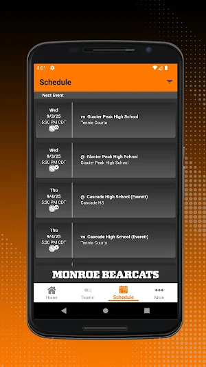 Monroe High School Bearcats Screenshot 1