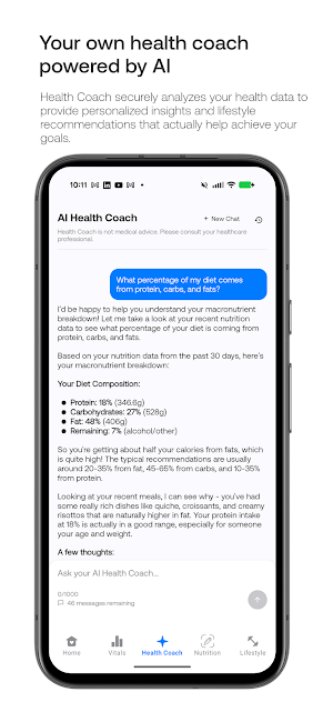 Dalia: AI Health Tracker Screenshot 0