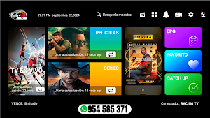 RACING TV Screenshot 1
