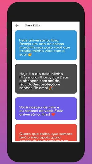 mensagens de feliz aniversario Screenshot 1