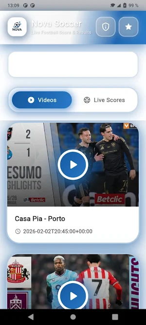 Nova Soccer : Sports App Screenshot 1