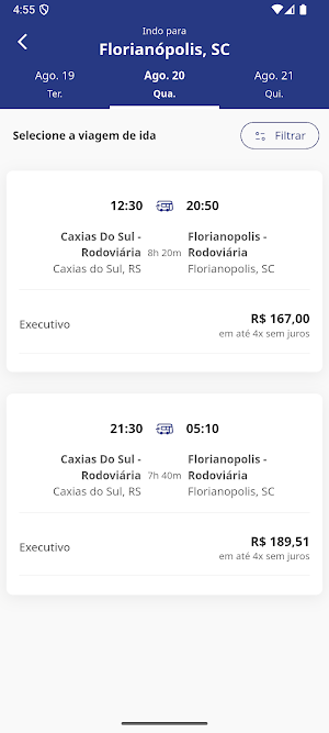 Viação Reunidas Screenshot 1