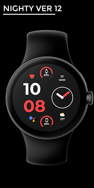 Night ver 12 - watch face Screenshot 0