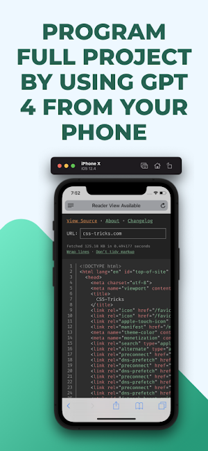 Coding AI - GPT 4 Screenshot 2