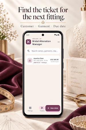 Bridal Alteration Manager Screenshot 1