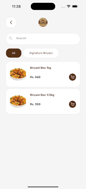 Signature Biryani and Shami Screenshot 2