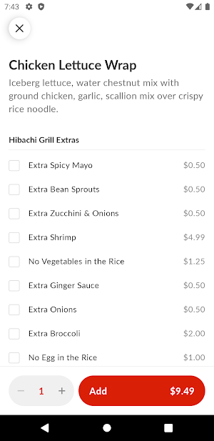 Hibachi Grill and Noodle Bar Screenshot 3