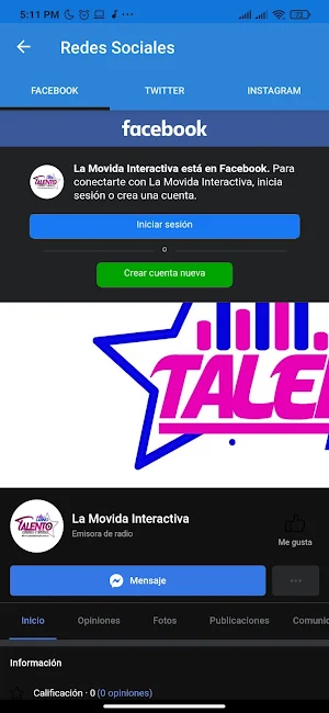 Talento Latino fm Screenshot 2