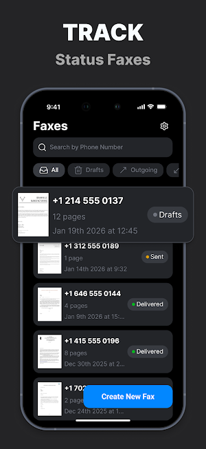 FAX: send from phone Screenshot 2