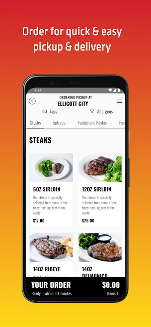 The All American Steakhouse Screenshot 1