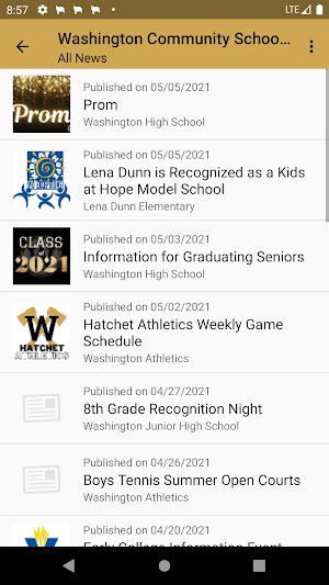 Washington Community Schools Screenshot 2