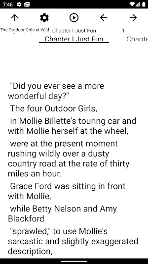 Book, The Outdoor Girls at Wil Screenshot 1