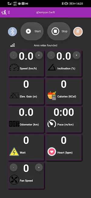 qDomyos-Zwift Screenshot 0