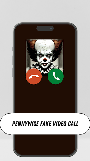 Pennywise fake video call Screenshot 1