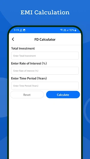 Fin Calc - EMI Manager Screenshot 2