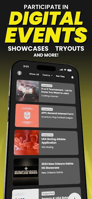 GMTM: Athlete Opportunity App Screenshot 3