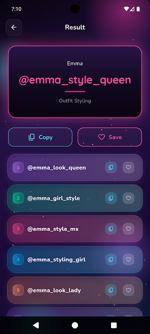 Username Generator AI Screenshot 1