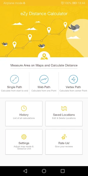 eZy Distance Calculator-Measure GPS points & area Screenshot 0