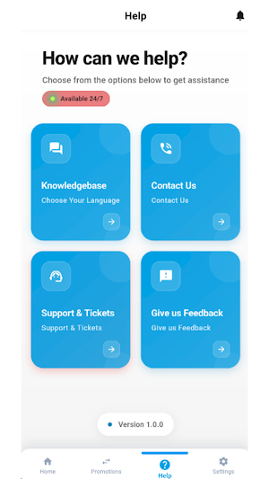Golis Telecom App Screenshot 1