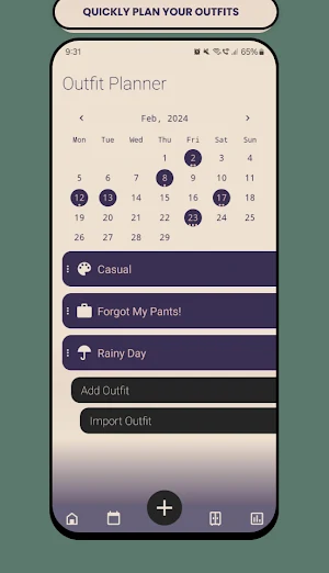 FitMe - Outfit Organizer Screenshot 2