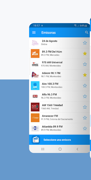 Radio Uruguay - Radio FM & Radio AM. Radio gratis Screenshot 0