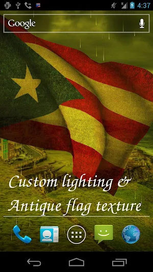 Puerto Rico Flag Live Wallpaper Screenshot 2