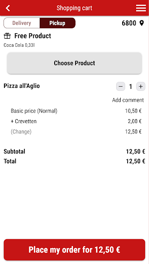 Pizzeria Trattoria Belmondo Screenshot 1