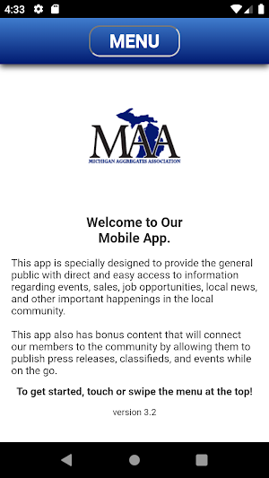 Michigan Aggregates Association Screenshot 2