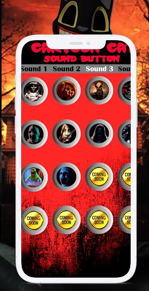 Cartoon Cat Sound Button Screenshot 2