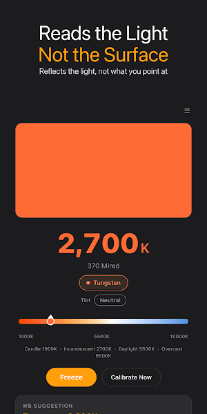 Color Temperature Meter+ Screenshot 0