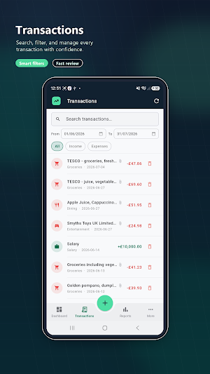 ExpenzX Screenshot 1