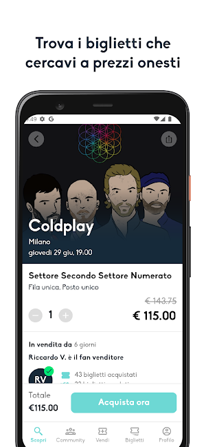 Ticketoo - Tickets Fan to Fan Screenshot 3