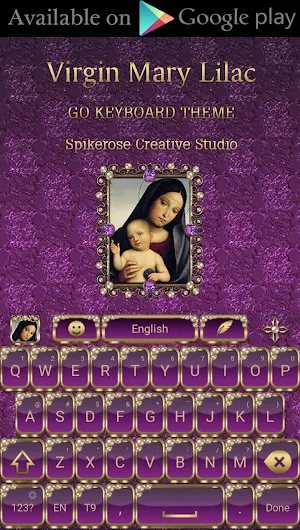 Virgin Mary Lilac theme Screenshot 3