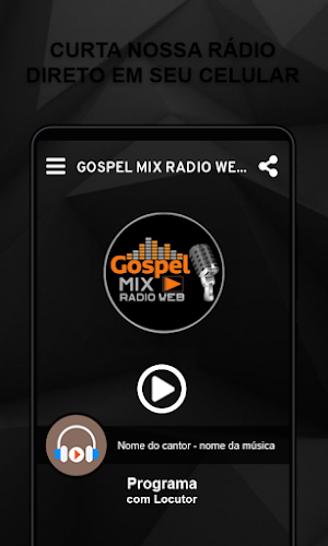 Gospel mix rádio web Screenshot 1