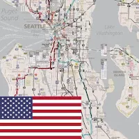 SEATTLE METRO RAIL BUS MAP