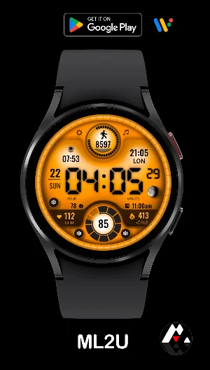 ML2U 166 Watch Face Screenshot 2