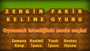Zengin Fakir Kelime Oyunu Screenshot 0